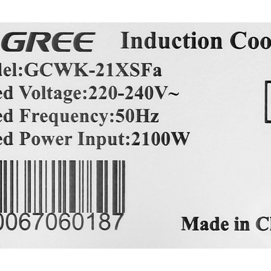 Bếp điện từ Gree GCWK-21XSFa